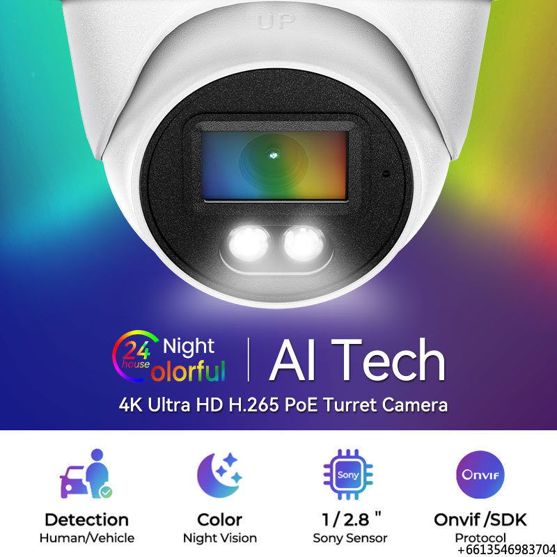 Ip Camera Outdoor 4K - 4K Ultra HD Buiten CCTV-beveiligingscamera met