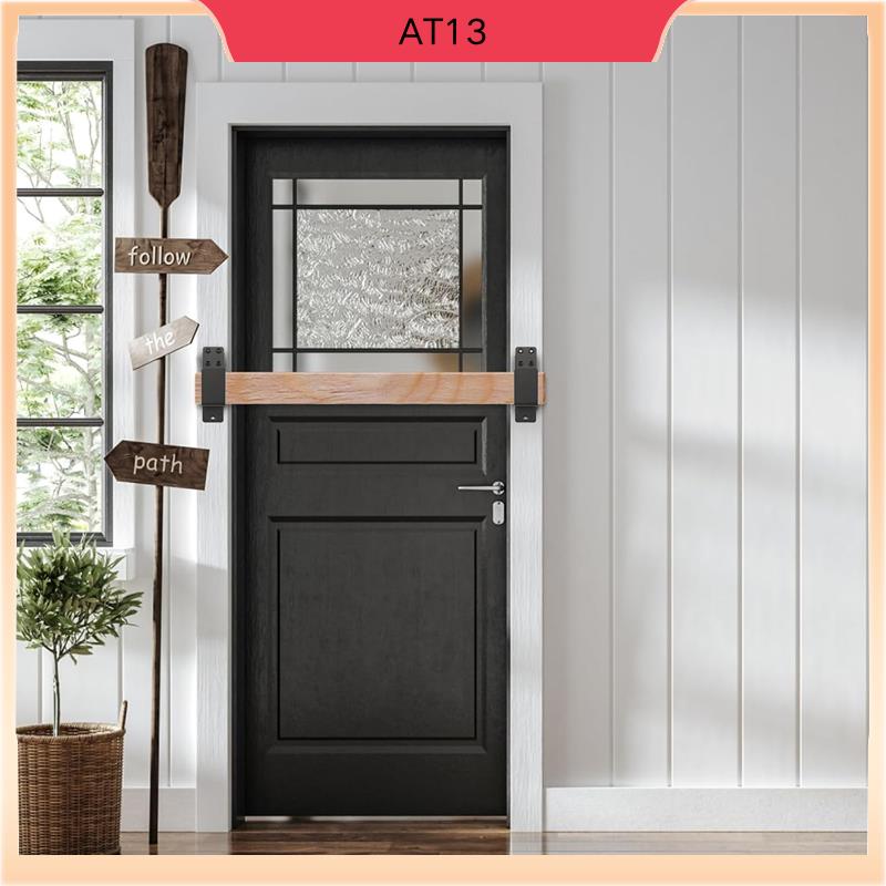 Home Security Bars - AT13 Deurbarricadebeugels, 2-pack drop-open staafhouder voor