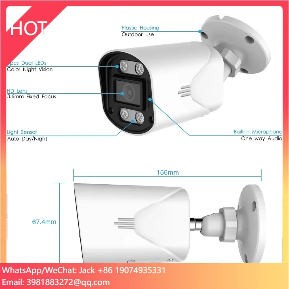 Ip Camera Outdoor 4K - 4CH NVR H.265 Buiten 8MP Ultra