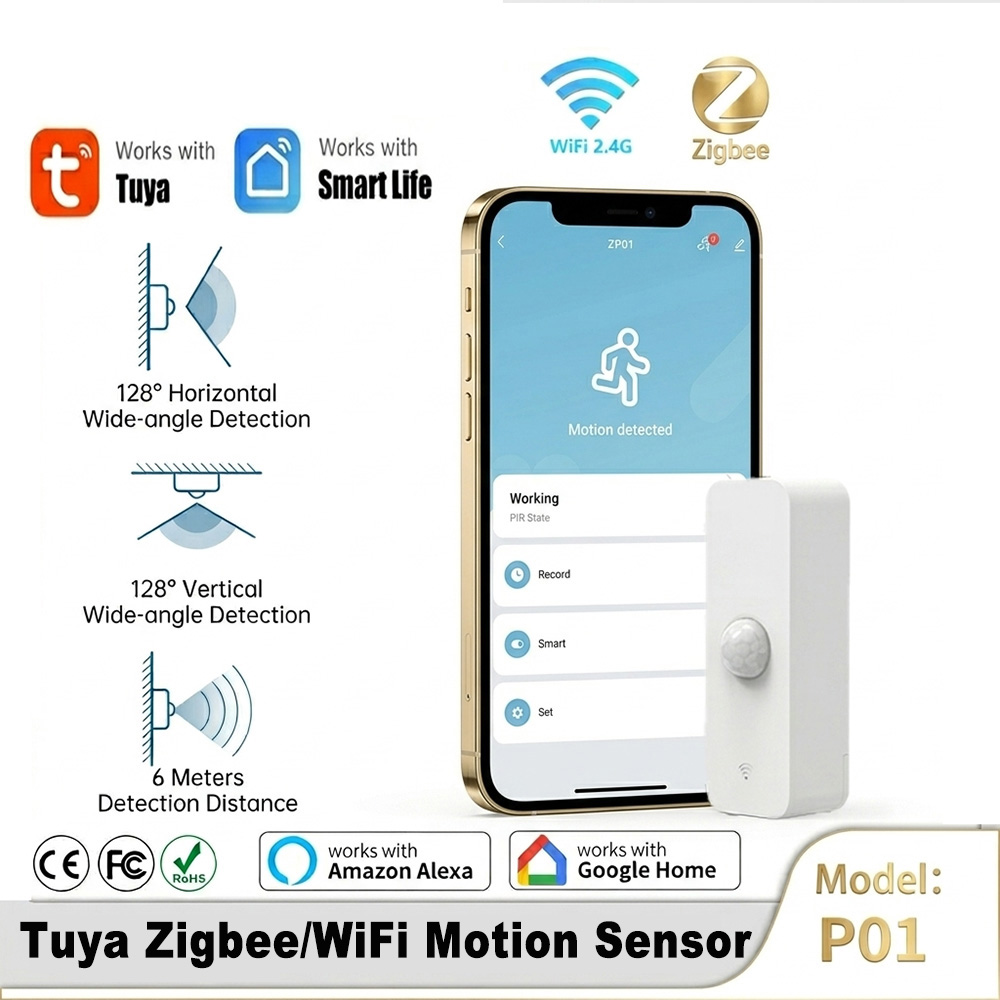 Home Security Devices - Slimme PIR-bewegingssensor WiFi Zigbee bewegingsmelder voor