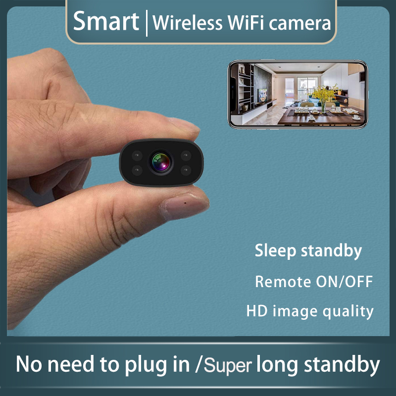 Home Security Monitoring System - Mini draadloze WiFi-beveiligingscamera voor thuis, externe