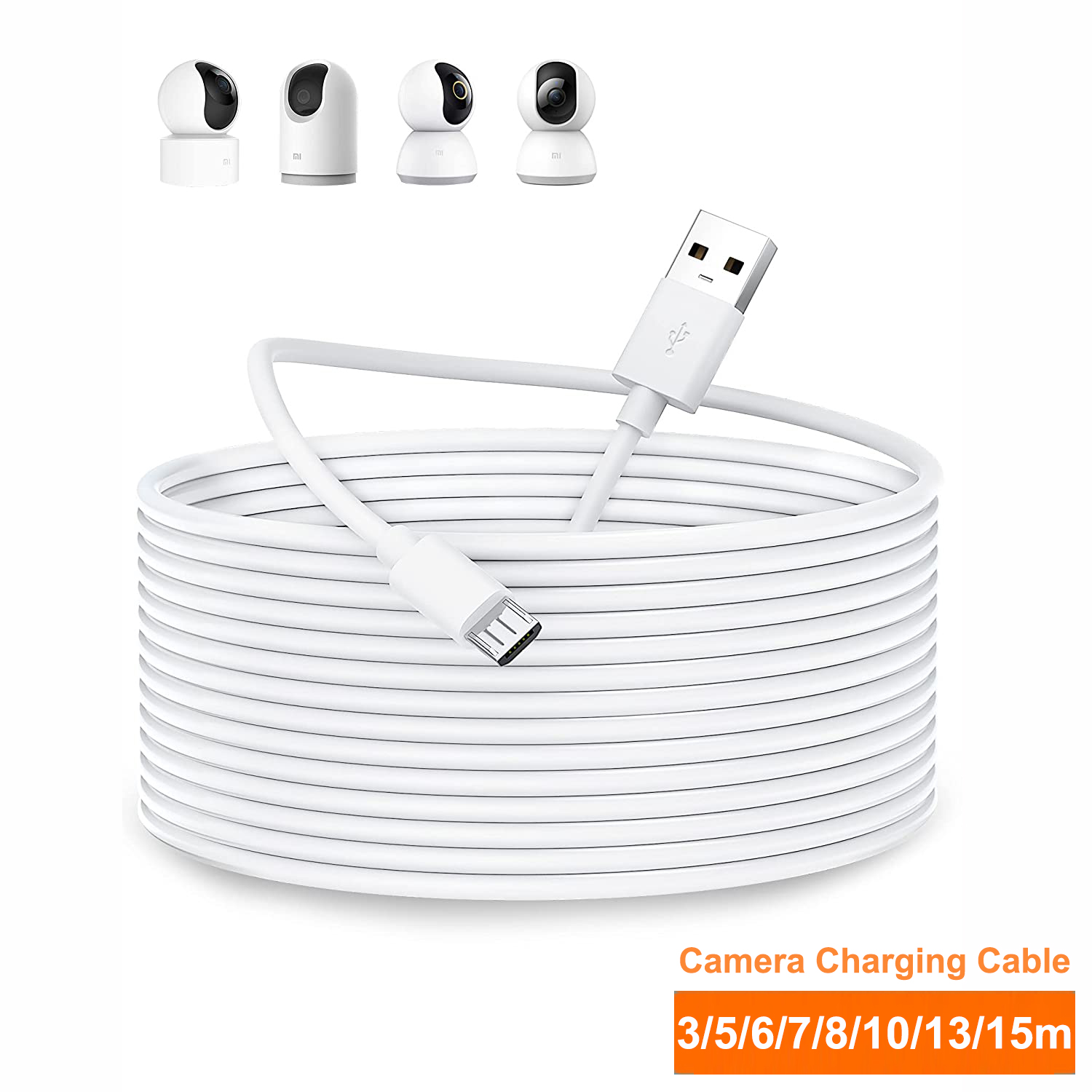 Xiaomi Home Security 360 - 3 ~ 13M Micro-Usb-Verlengkabel Voor Xiaomi