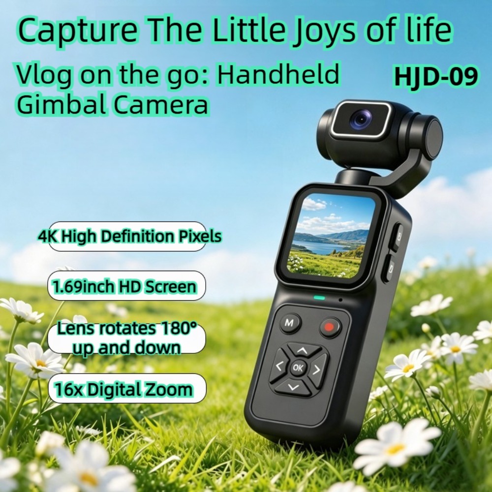 Ip Camera Outdoor 4K - HJD-09 4K Vlogging Camera 180° °