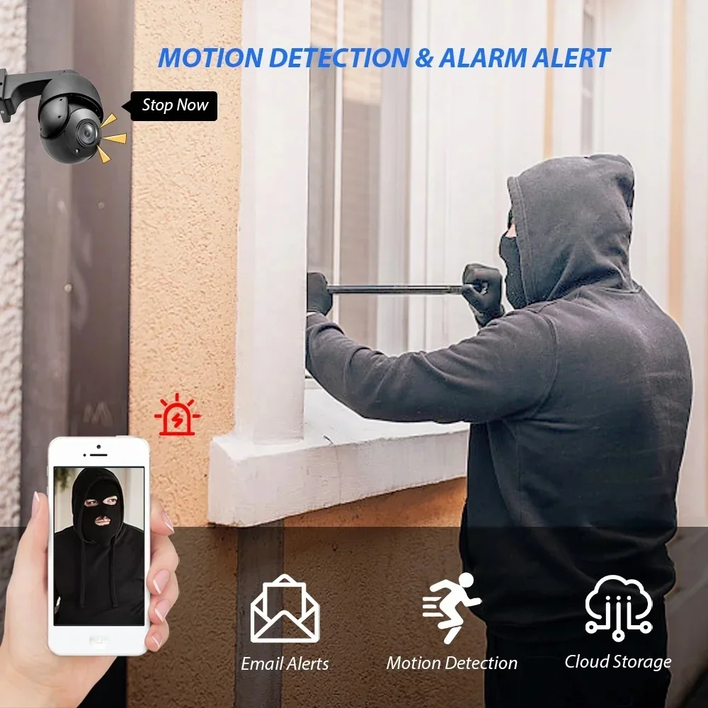 BOAVISION 4K Camera PTZ Dome 8 - Ip Camera Outdoor 4K recensie en prijs