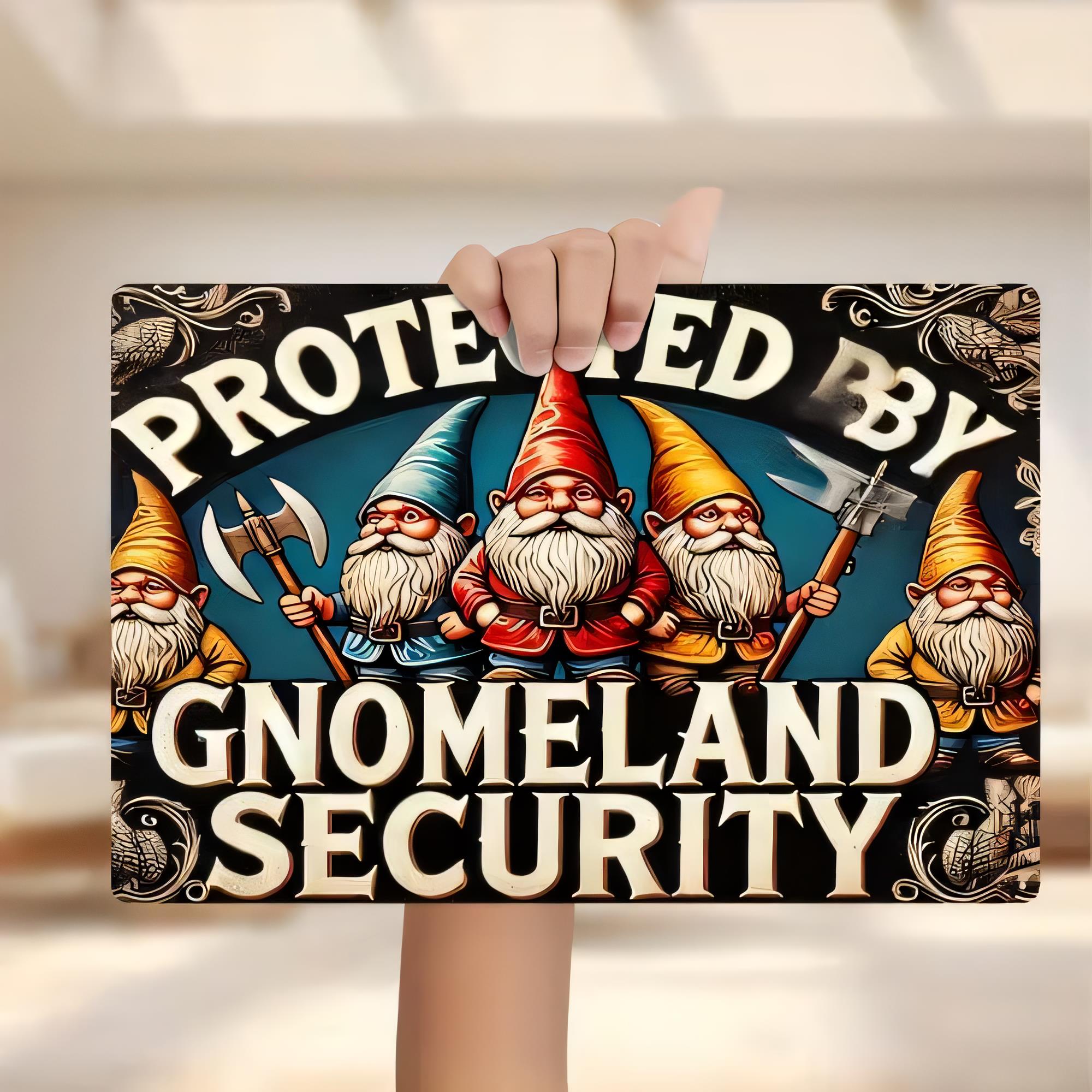 Tinnen bord, beschermd door Gn - Home Security Bars recensie en prijs