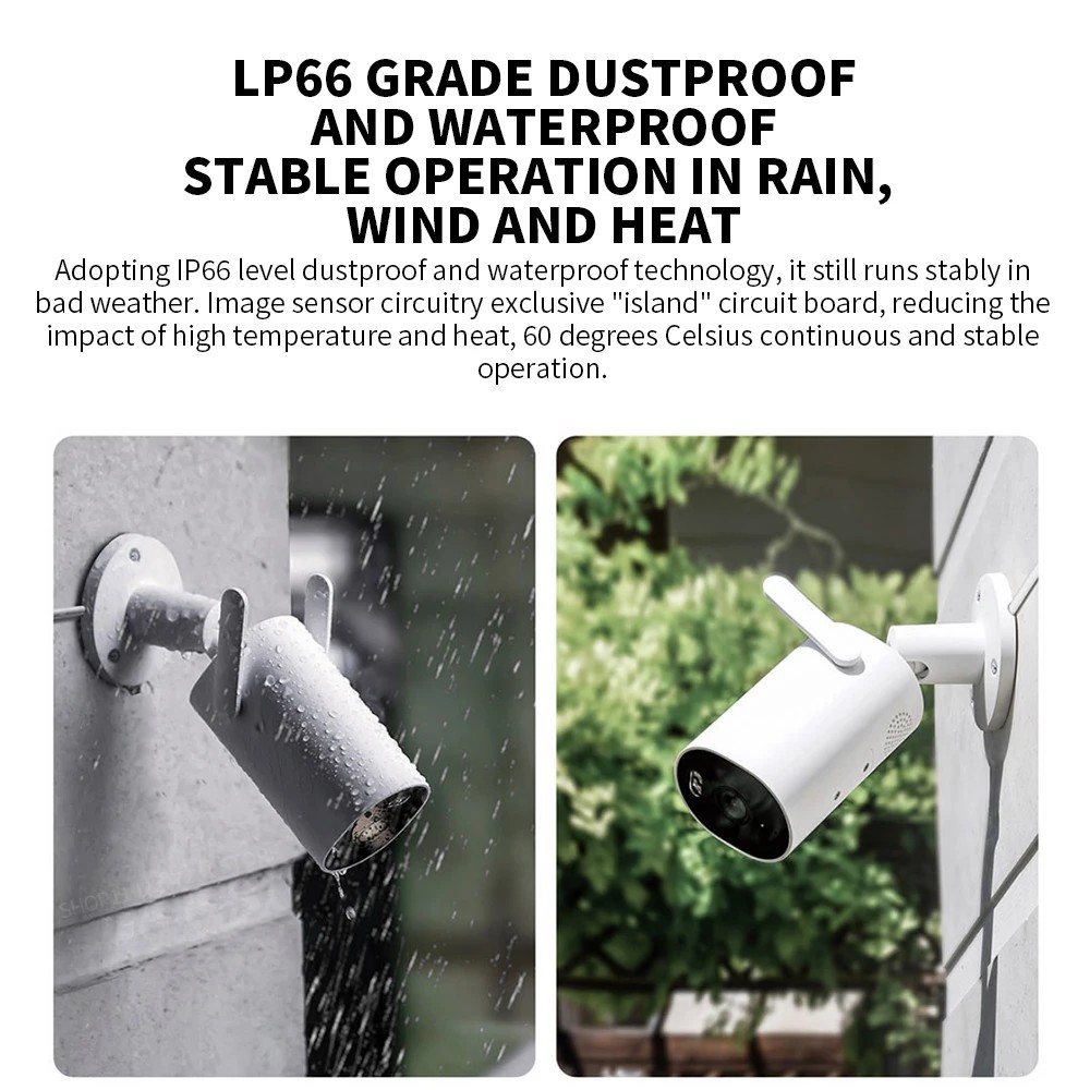 Xiaomi Buitencamera AW300 IP66 - Xiaomi Home Security Camera 2K recensie en prijs