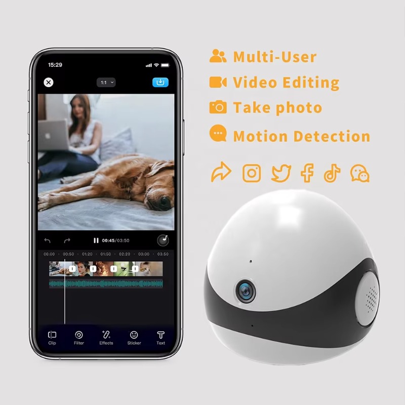 Draadloze 2K HD mobiele huisdi - Home Security Robot Dog recensie en prijs