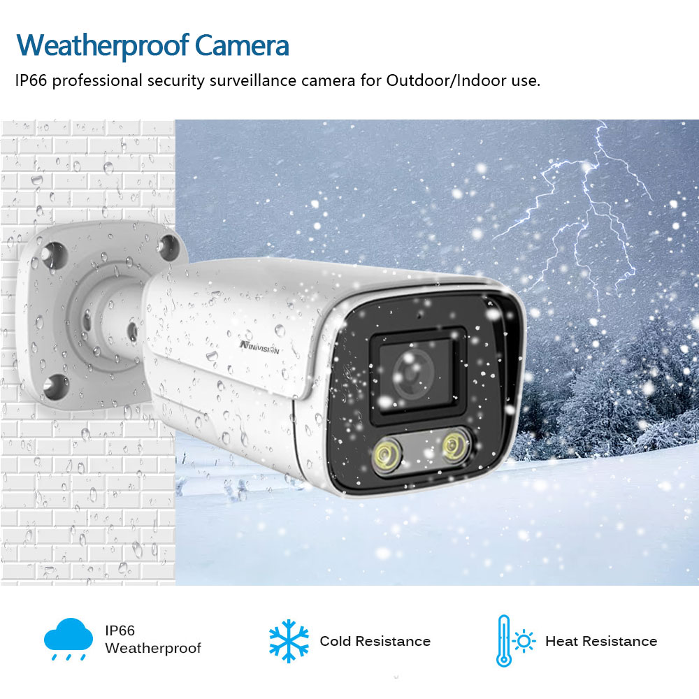 10ch 8mp Hd Videobewaking Poe  - Ip Camera Outdoor 4K recensie en prijs