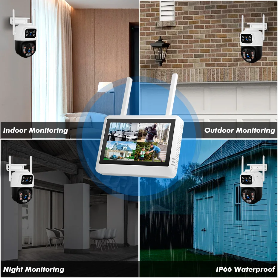 FUERS 8CH Draadloos NVR-beveil - Home Security Kit recensie en prijs