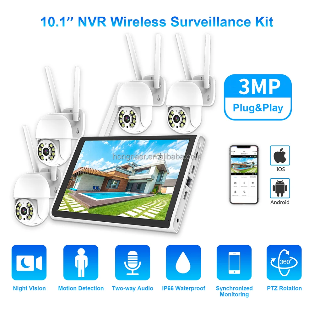 2026 Hongnaer 3MP 4-kanaals Wi - Home Security Kit recensie en prijs