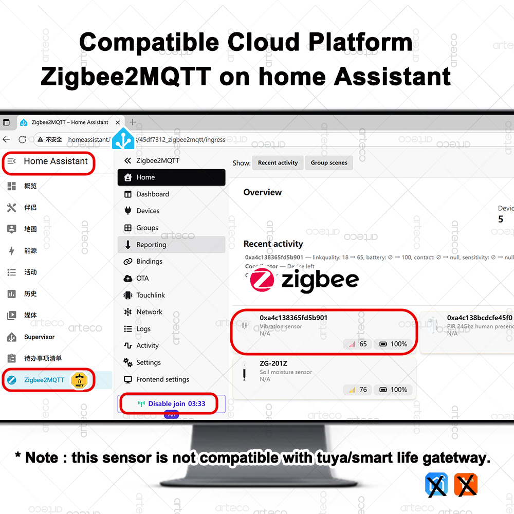Smart ZigBee 3.0 Trillingssens - Home Security Devices recensie en prijs