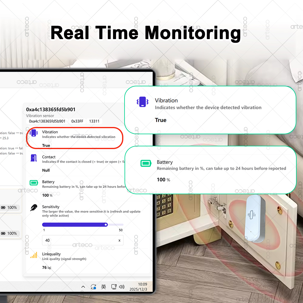 Smart ZigBee 3.0 Trillingssens - Home Security Devices recensie en prijs