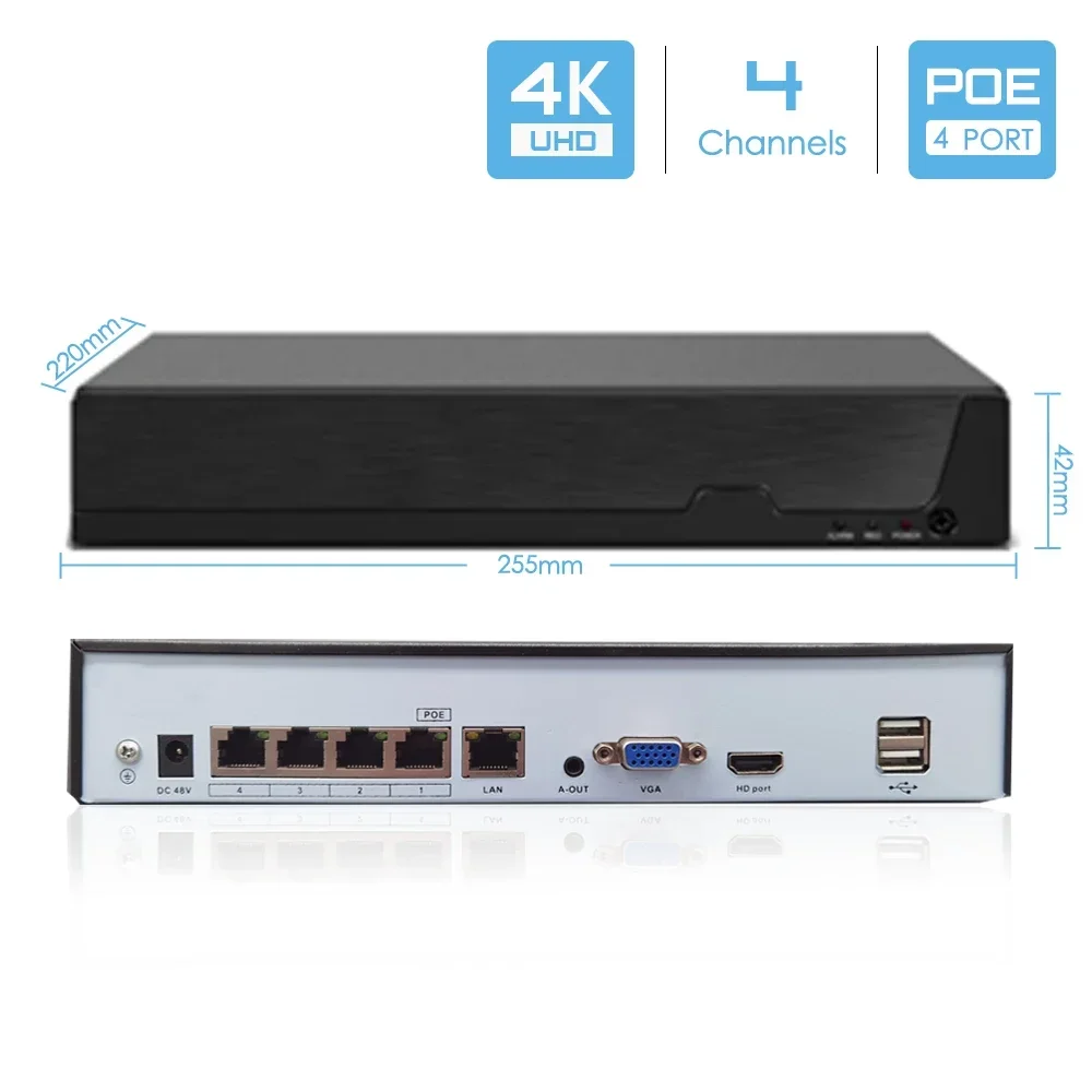 4CH NVR H.265 Buiten 8MP Ultra - Ip Camera Outdoor 4K recensie en prijs