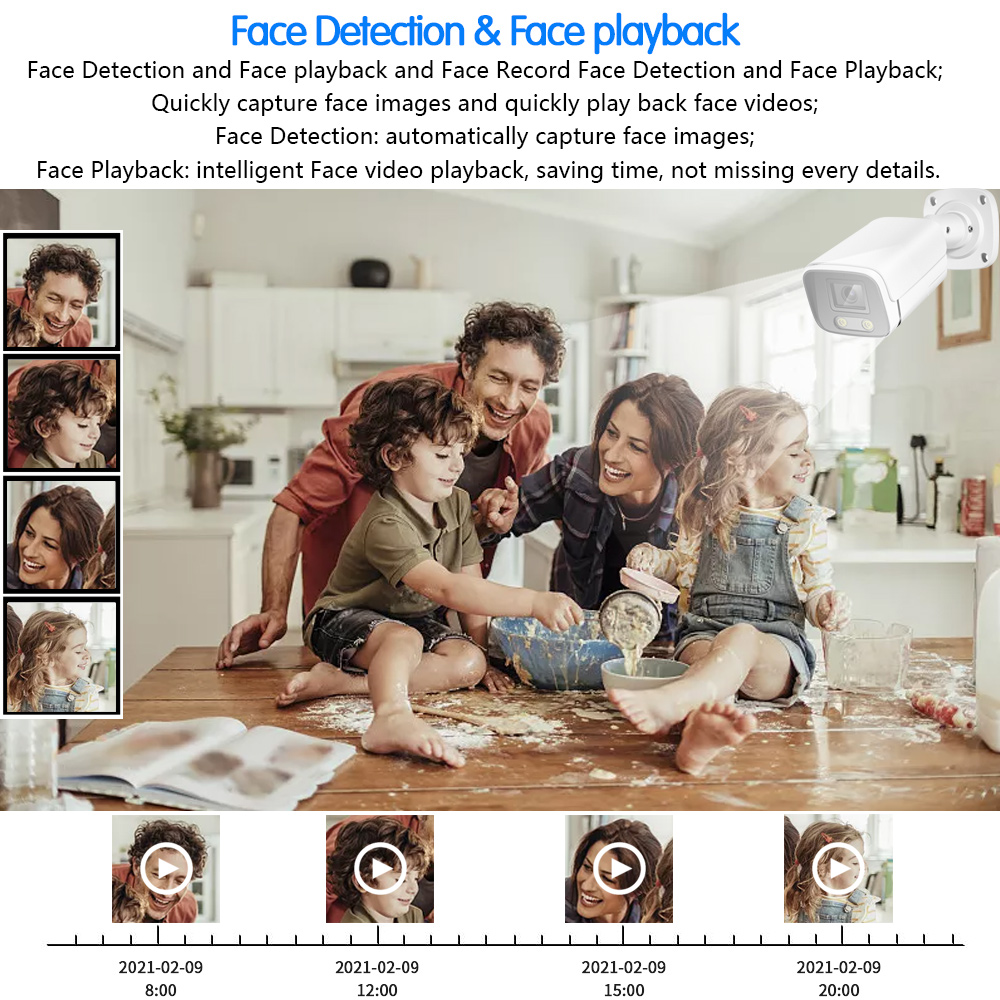 8mp Gezicht Full Color Nachtzi - Ip Camera Outdoor 4K recensie en prijs