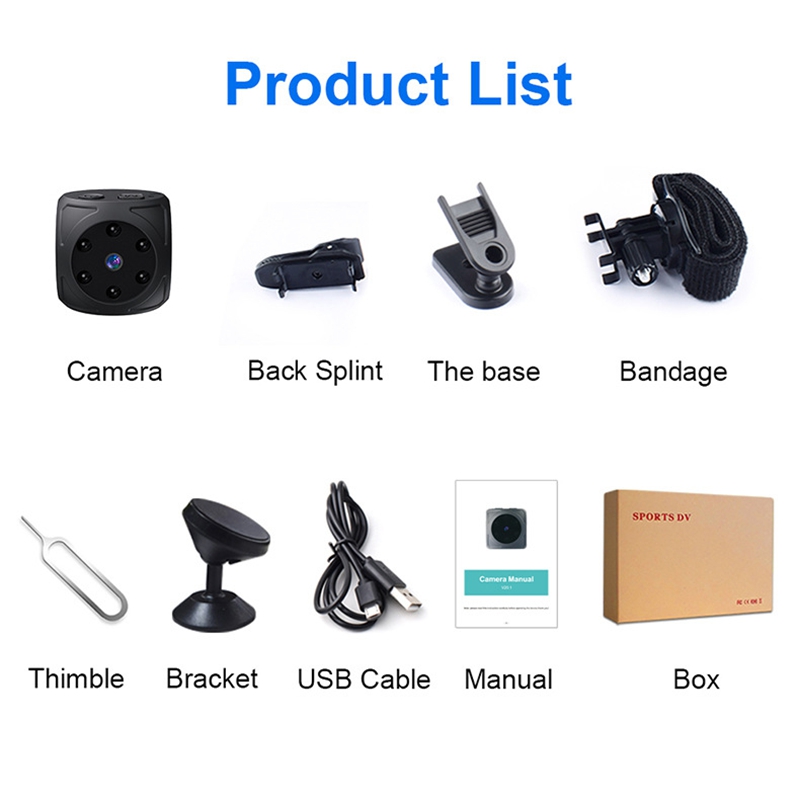 Mini HD Camera 1080p Draagbare - Home Security Indoor Cameras recensie en prijs