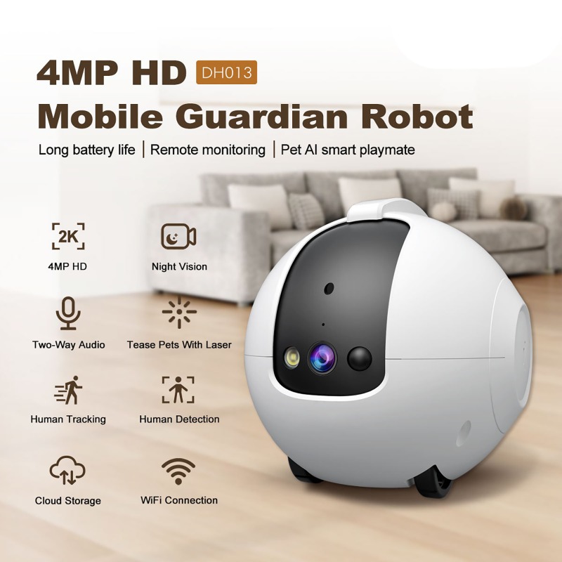 Thuiszorgbeveiligingscamera Mo - Home Security Robot Dog recensie en prijs