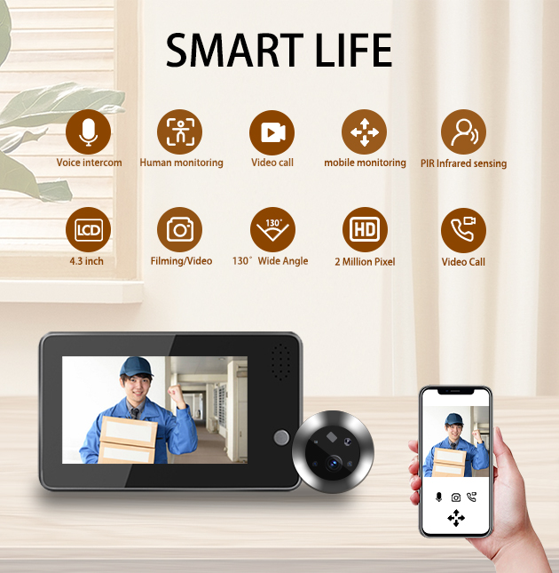 4,3 inch Tuya Smartlife WiFi D - Home Security Indoor Cameras recensie en prijs