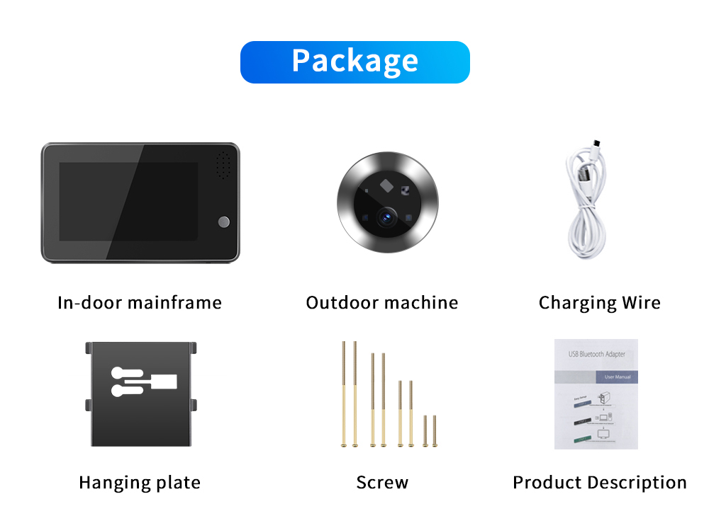 4,3 inch Tuya Smartlife WiFi D - Home Security Indoor Cameras recensie en prijs