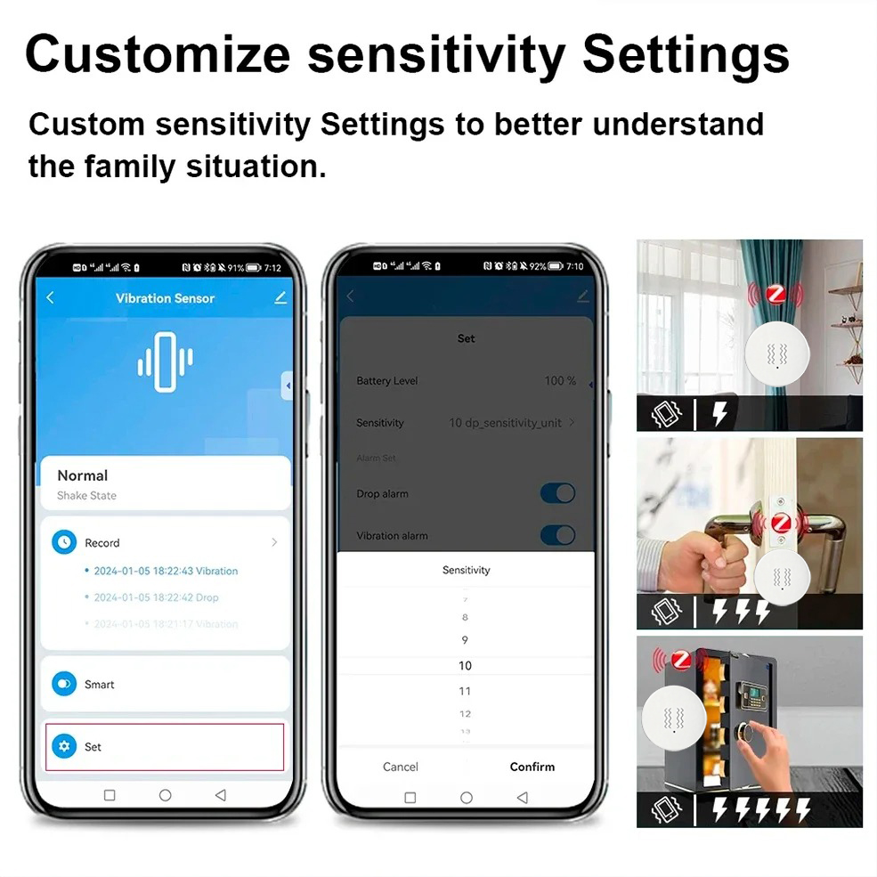 Tuya ZigBee Smart Vibration &  - Home Security Monitoring System recensie en prijs