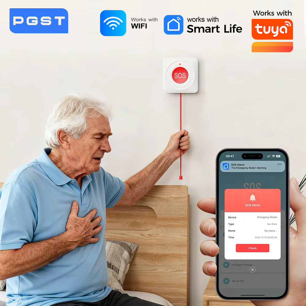 WIFI Zigbee-knoppen SOS-drukkn - Home Security Devices recensie en prijs