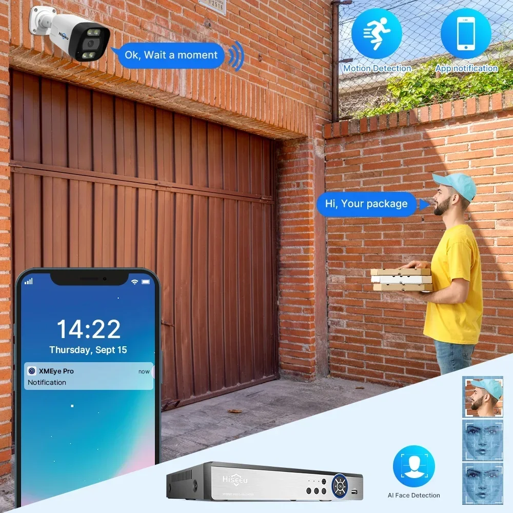 Hiseeu 4K 8-kanaals 8MP Buiten - Ip Camera Outdoor 4K recensie en prijs