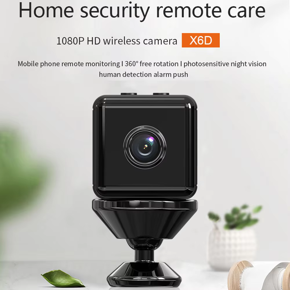 X6D Kleine vierkante HD-camera - Home Security Monitoring System recensie en prijs