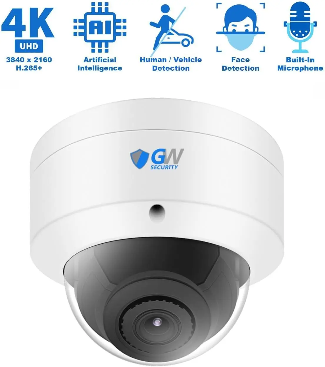 GW Security 16-kanaals 12MP NV - Ip Camera Outdoor 4K recensie en prijs