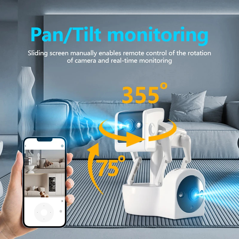 1080P 5G Dual Lens Robot Hond  - Home Security Robot Dog recensie en prijs