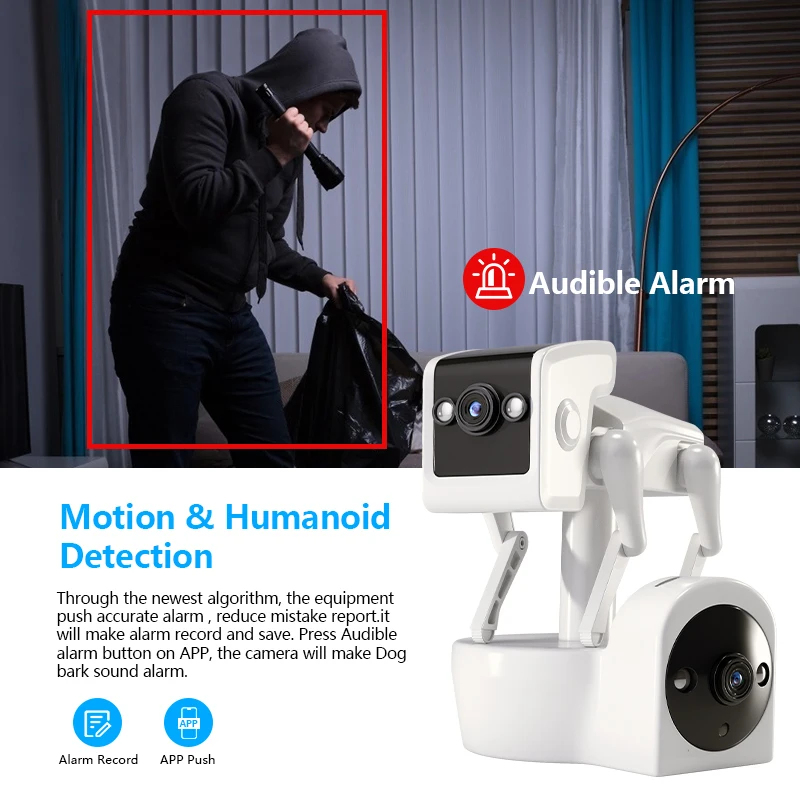 1080P 5G Dual Lens Robot Hond  - Home Security Robot Dog recensie en prijs