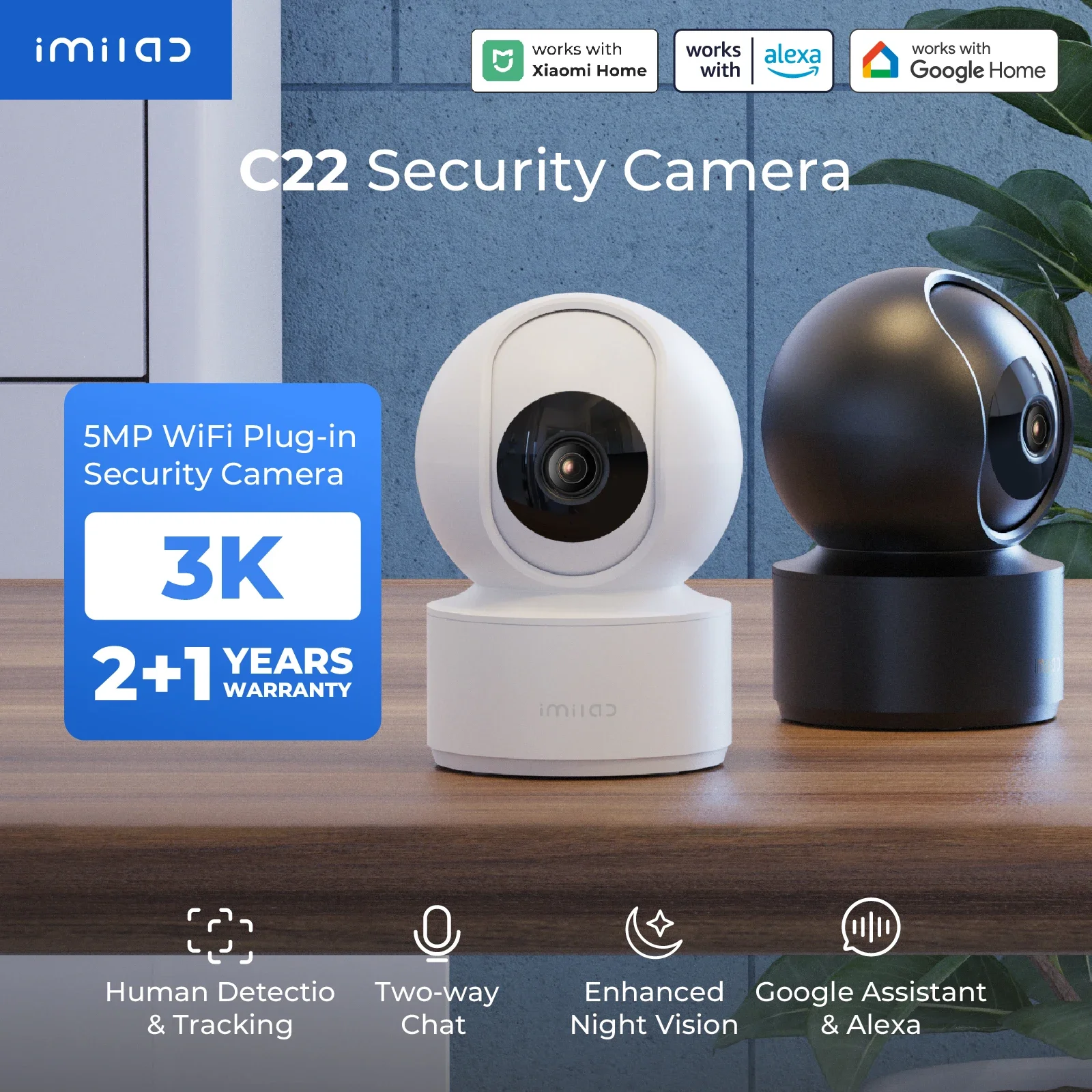 IMILAB C22 3K beveiligingscame - Xiaomi Home Security 360 recensie en prijs